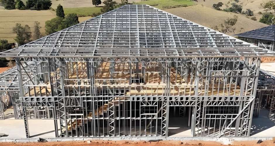 Unidades em Construção no Vale da Mantiqueira erm MG utilizando tecnologia Light Steel Frame